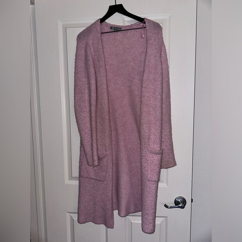 Light Pink Long Cardigan